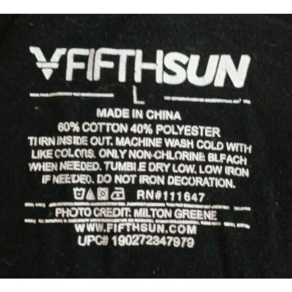 Vintage Fifth Sun Women's Black & White Marilyn Monroe T-Shirt Size Large - Picture 4 of 4